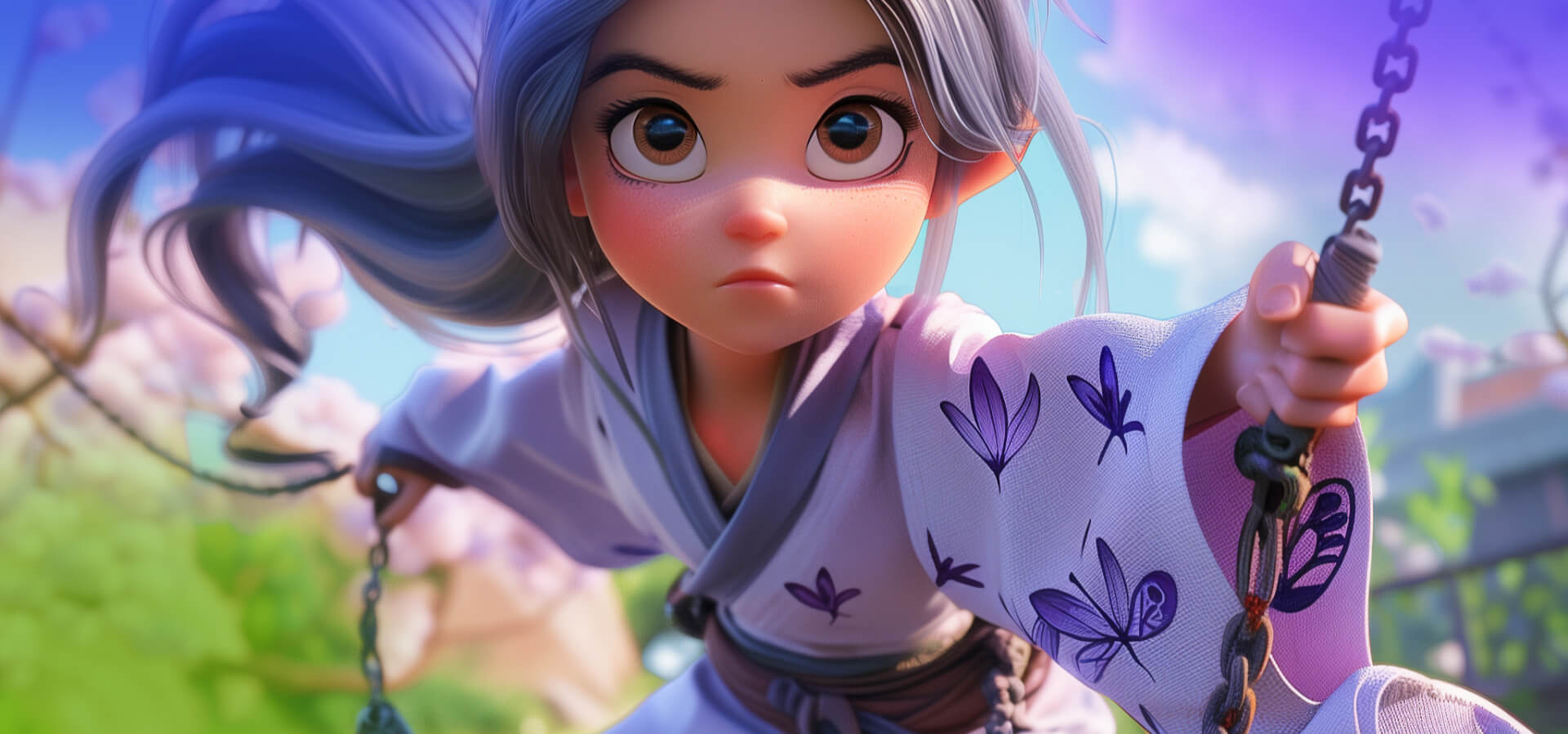 Animated game character